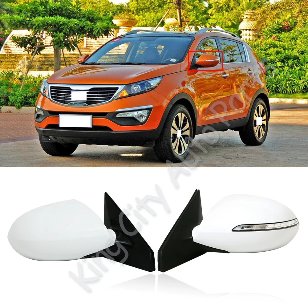 Capqx 3/5/7 провода для KIA sportage R 2011 2012 2013 снаружи Зеркало заднего вида боковое зеркало заднего вида в сборе