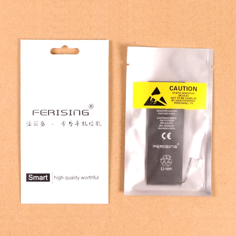 2020 новый 100% Оригинальный FERISING телефон батарея для iPhone 5S 5C емкость 1560mAh ремонтные