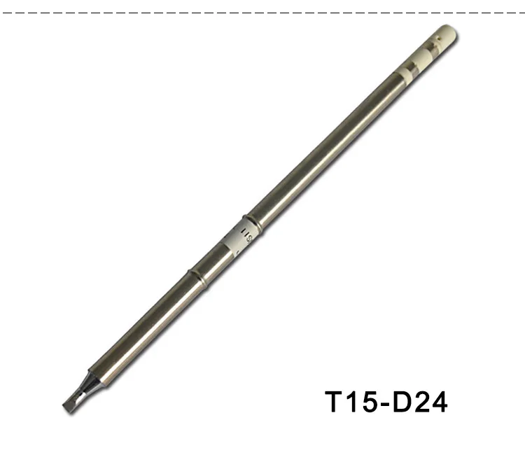 Gudhep T15 Welding Tips T15-D08 D12 D16 D24 D32 D4 D52 Replacement iron Tips for hakko FM203 Soldering StationFM2027 Handle