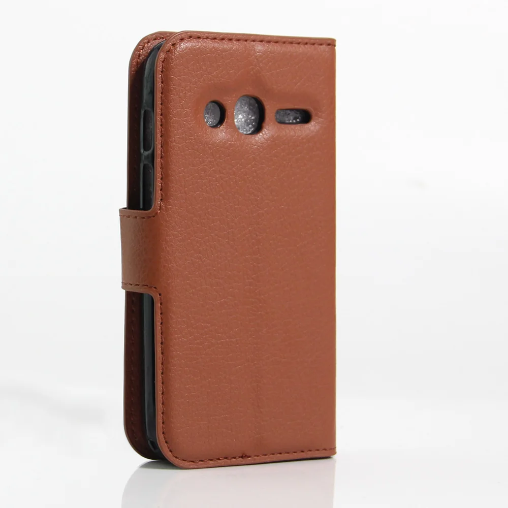 Брендовый кожаный чехол кошелек Cyboris с подставкой и держателем для карт Alcatel One Touch