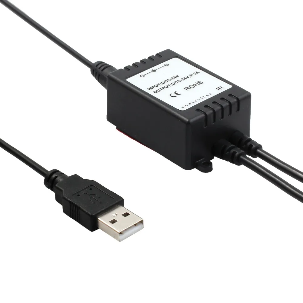 Proster 4x40 см питаемые через USB порт Светодиодные ленты RGB IP65 Водонепроницаемый Рождество стол Декор лампы лента светодиодный лента для ТВ фонового освещения