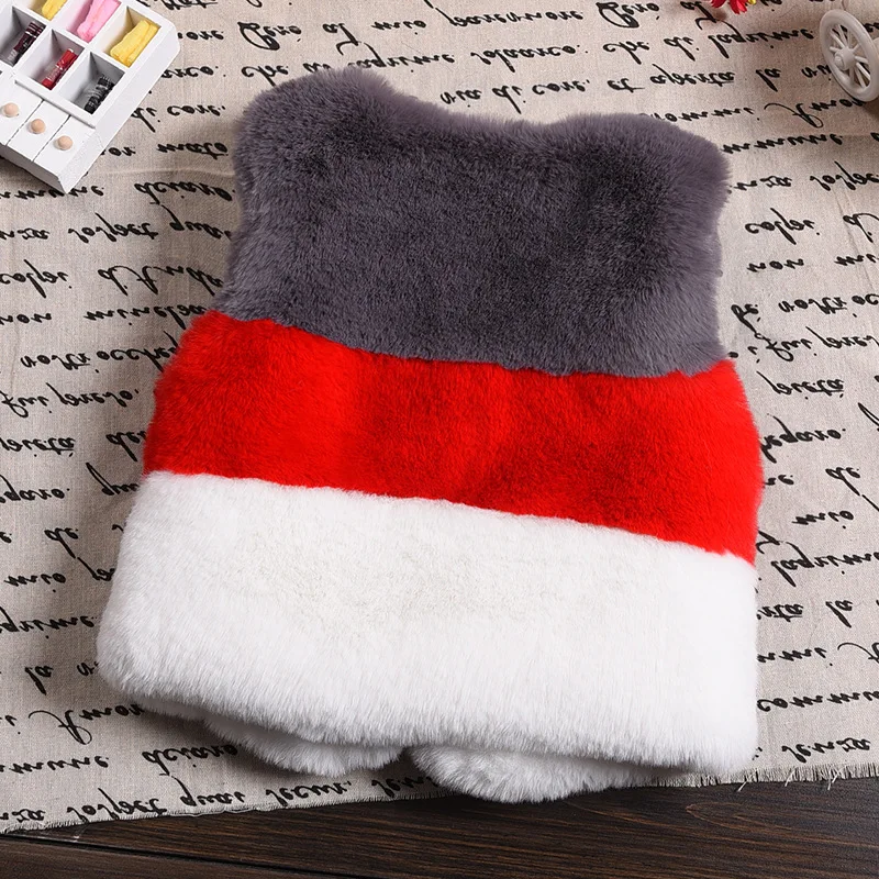 Детская осенне зимняя верхняя одежда из искусственного меха для маленьких