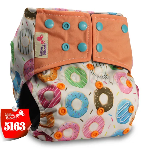 [Littles& Bloomz] моющиеся тканевые подгузники, детские подгузники, карманные подгузники, многоразовые вставки для подгузников, бамбуковый уголь - Цвет: 5163