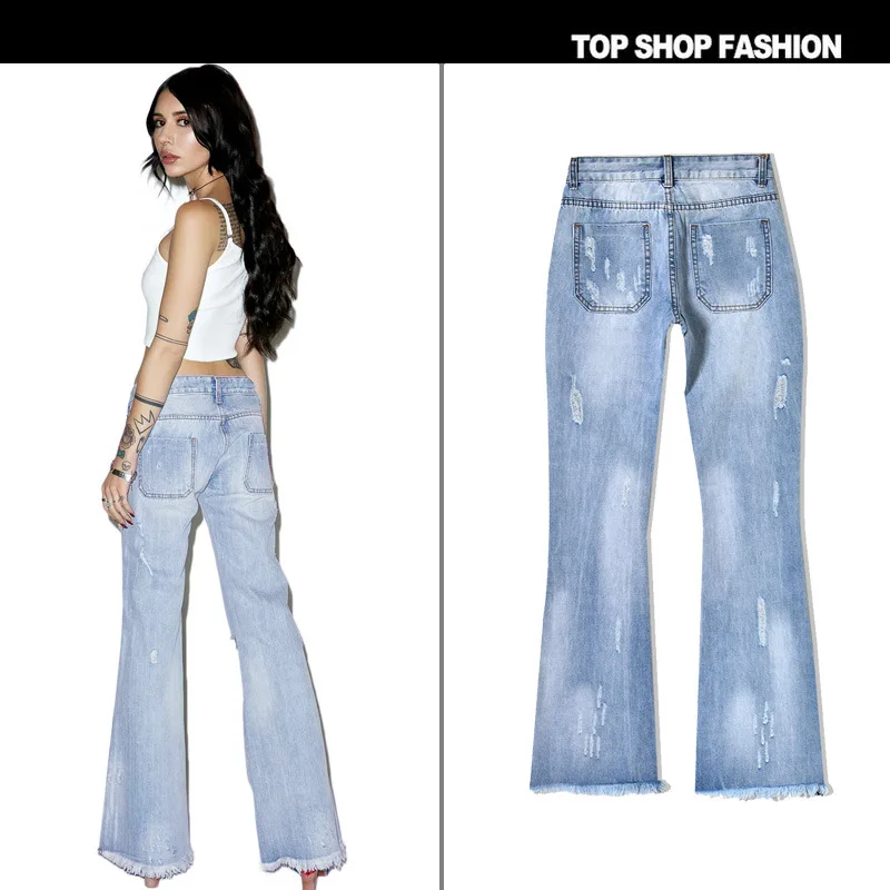 Женские свободные джинсы Suvance повседневные хлопковые брюки с широкими штанинами