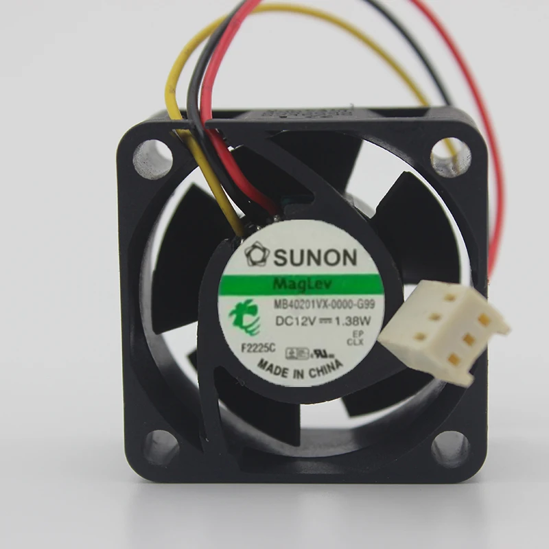 

Original SUNON MB40201VX-0000-G99 40*40*20MM 4CM DC12V 1.38W Fluid Bearing Case Axial Cooling Fan