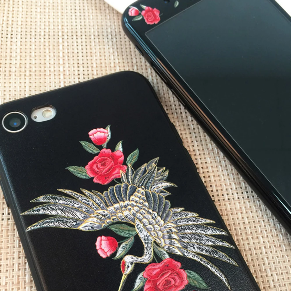Чехол OTAO с полным покрытием противоударный чехол для телефона iPhone 8 7 6 S Plus 9D чехлы