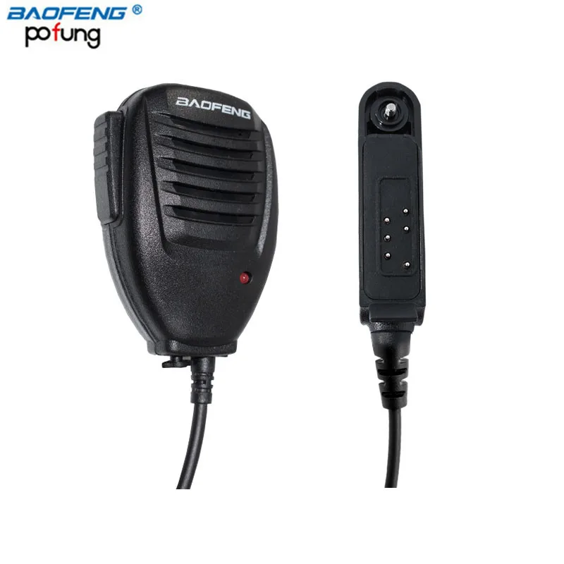 Портативное радио Динамик микрофон Водонепроницаемый для иди и болтай Walkie Talkie “иди и BF-A58 BF-9700 UV-9R плюс UV-XR GT-3WP двусторонней радиосвязи коротковолновым приемником