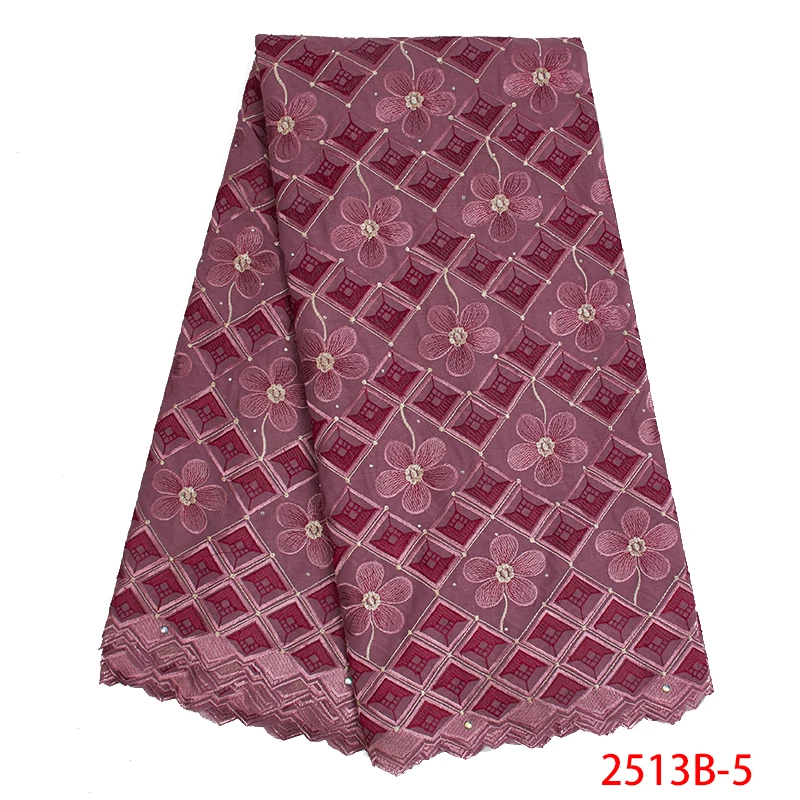 2019 Lace Fabric Swiss Voile In Switzerland 100% Cotton Laces For Nigeria Wedding Dress GD2513B-3 | Дом и сад