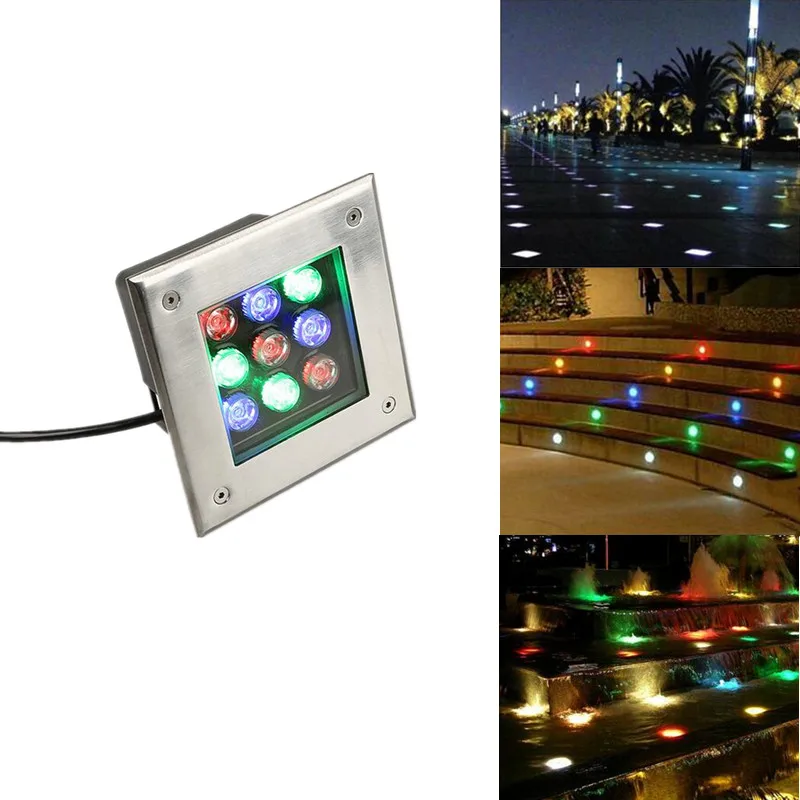 

3W 36W LED подземный путь свет двора сад пейзаж в земле хорошо огни высокой мощности открытый декоративный прожектор IP67 Водонепроницаемый