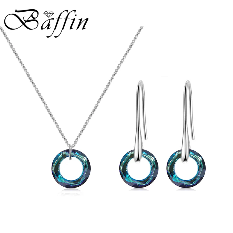 BAFFIN новые Необычные камни Круг Кристалл Ювелирные наборы кристаллы от Swarovski