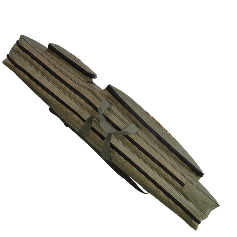 Fishdrops Two-Layer Fishing Bags Rod Bag Carp Tackle for Multi-Purpose | Спорт и развлечения