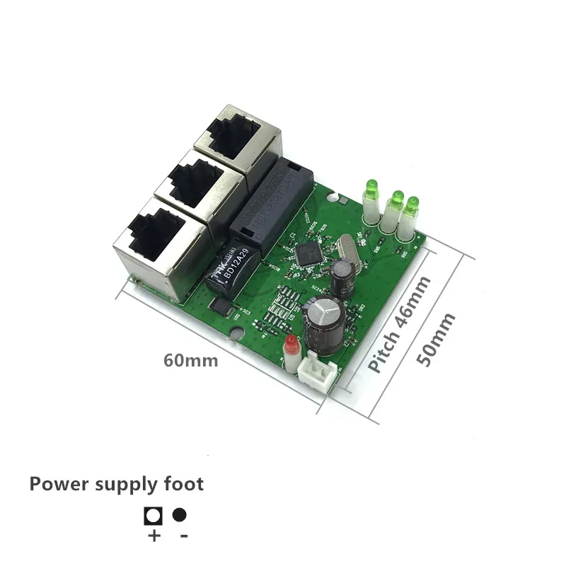 OEM Прямая поставка с завода mini fast 10 / 100 Мбит/с 3-портовая Ethernet-сеть lan-хаб