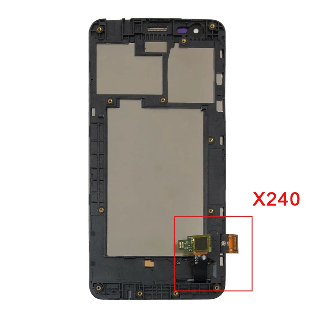 Для LG K8 Aristo M210 MS210 US215/X240H X240DSF X240 X240K ЖК-дисплей Дисплей модуль+ сенсорный датчик экрана в сборе рамка