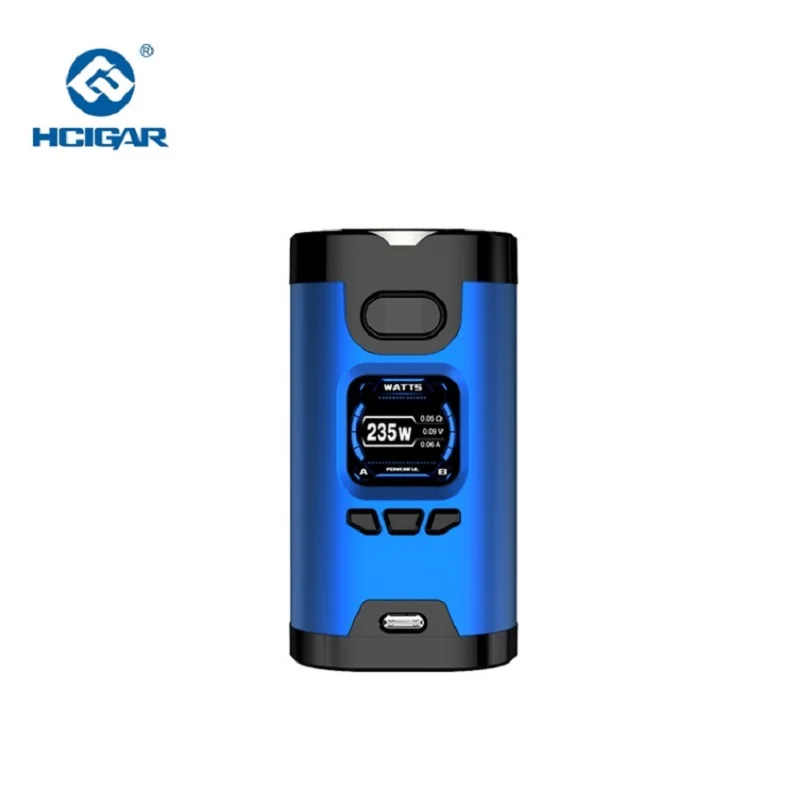 Оригинальный Hcigar Wildwolf 235 Вт TC коробка мод Vape Двойной 18650 батареи TFT цветной экран