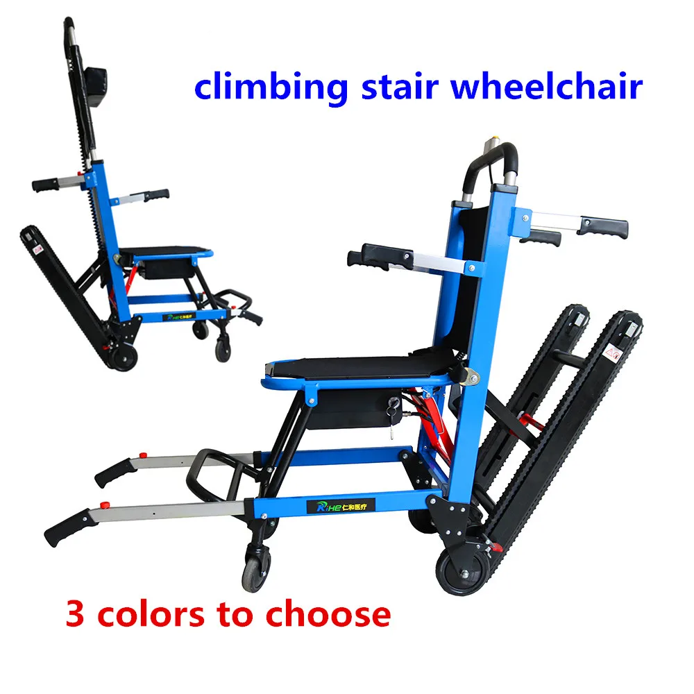 Electric stair climbing wheelchair intelligent up and down stair car folding light stair climber automatic old man up and down b