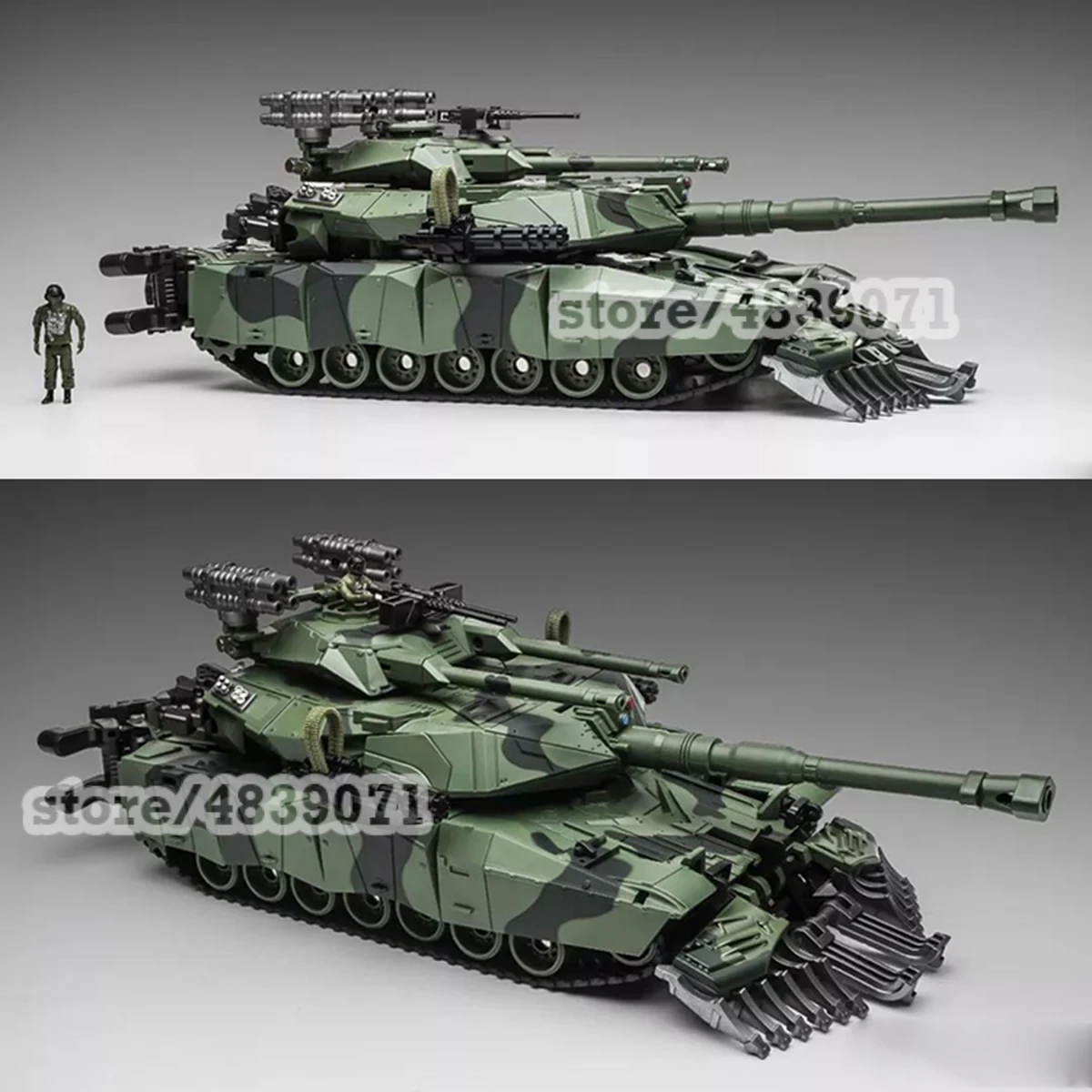 WJ M04 драка трансформатор сплав негабаритных SS лидер камуфляж Танк M1A1 режим ко фигурка Робот Игрушки
