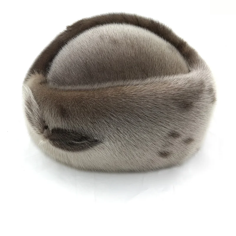 2021 Последняя мода уплотнения меховая шапка 100% реальные развивающий коврик для