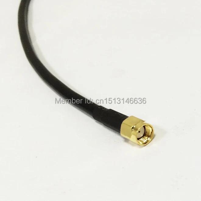 Новый модемный коаксиальный кабель RP SMA Штекерный разъем Переключатель RG58 Pigtail 50