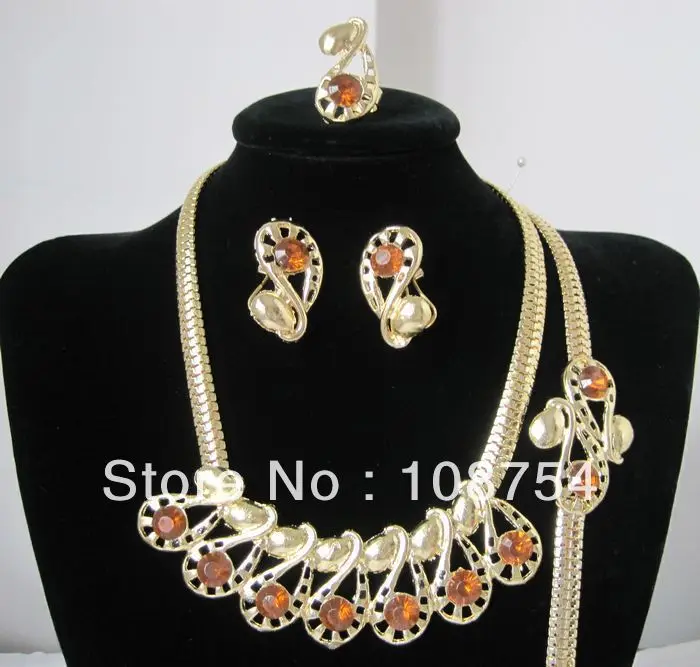 Свадьба ювелирных изделий Позолоченные ювелирные изделия Африканский