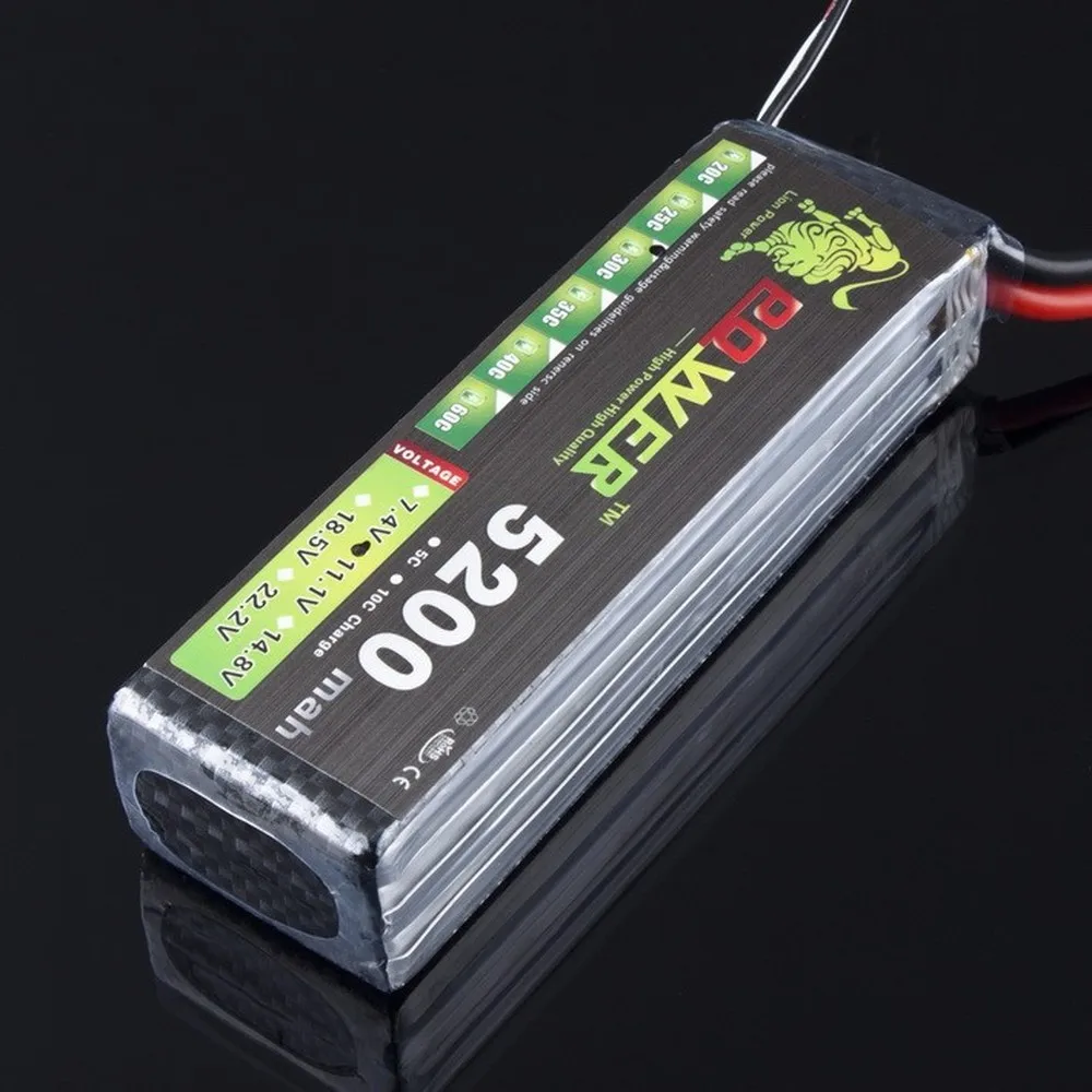 Высокое качество Lipo 3S батарея 11 1 v 5200mAh 30C Львиная мощность для RC вертолета