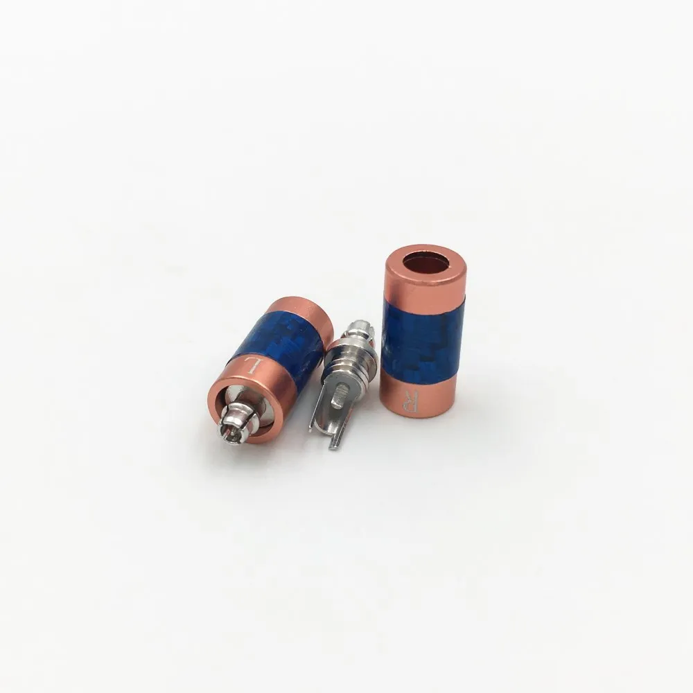 1 пара наушников контактный разъем для Shure ED5 SE535 углеродного волокна оболочки MMCX покрытого Родием Серебряный разъем 6 Тип выбрать