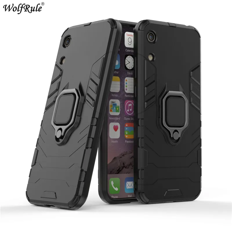 

Cover Huawei Y6 Pro 2019 Case Ring Holder Armor Bumper Protective Back Phone Case For Huawei Y6 Pro 2019 Cover 6.09''