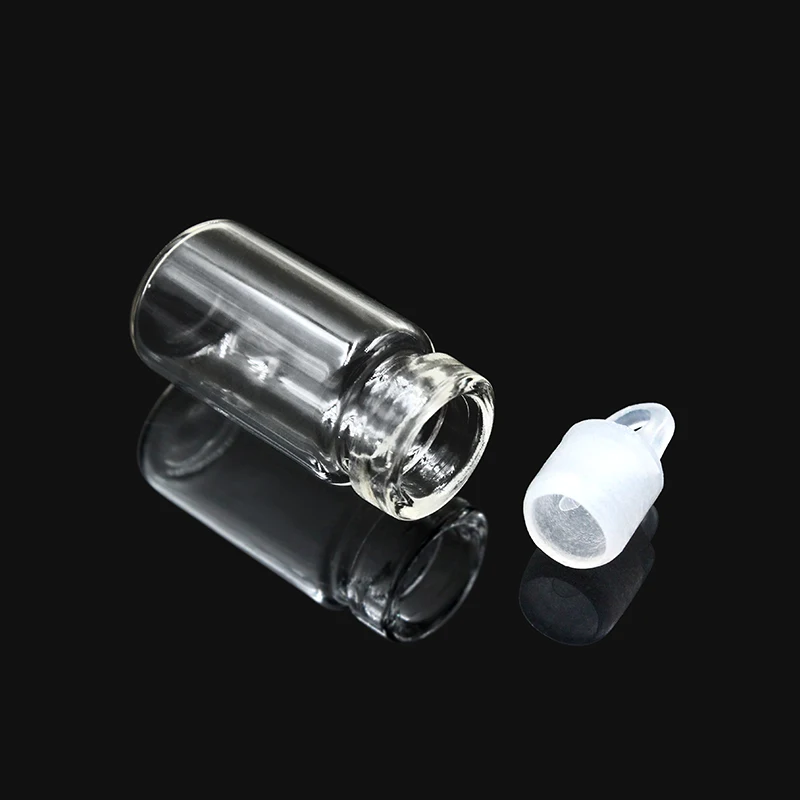 10 шт./лот 1 мл крошечный прозрачный мини Стекло Желая бутылки дрейфующий флаконы с