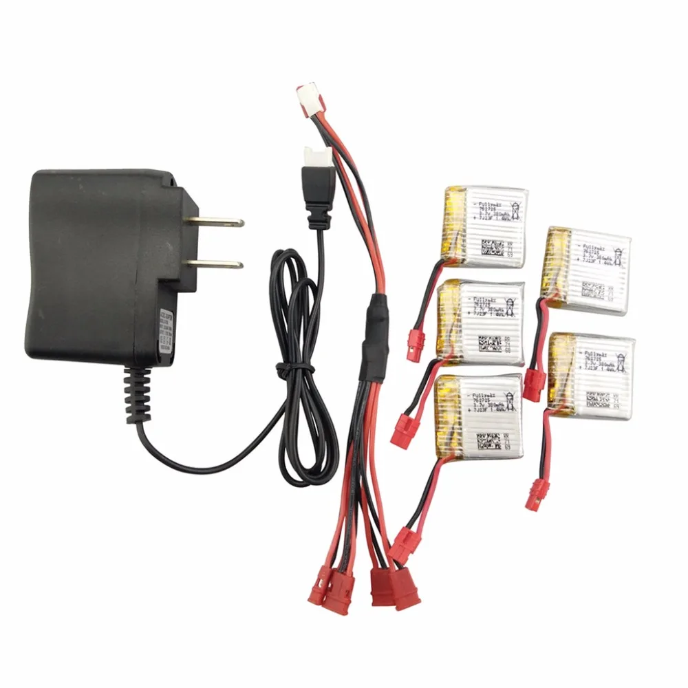 5 шт 3 7 V 380mah литиевая батарея с американскими правилами и 1 Поддержка зарядный