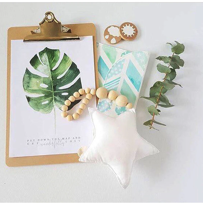 Подвесной декор скандинавские деревянные висячие пентаграммы луна палатка