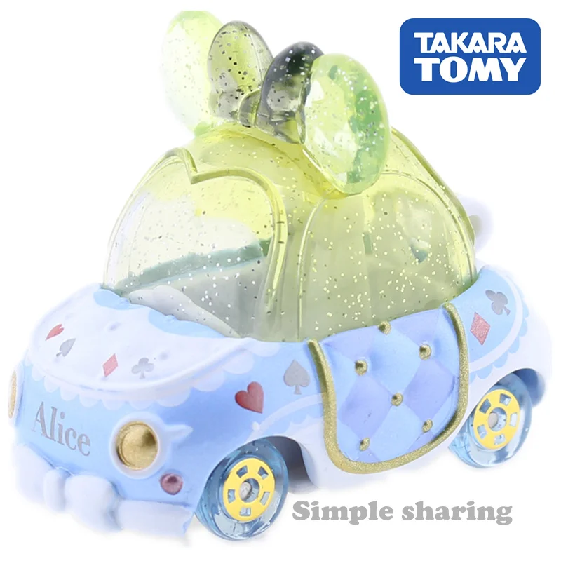 Tomica disney моторы ювелирные изделия аксессуары способ Lulu багажник Микки и Минни Маус Мышь автомобильные двигатели автомобиля Diecast металлические модельные игрушки серии - Цвет: 595168