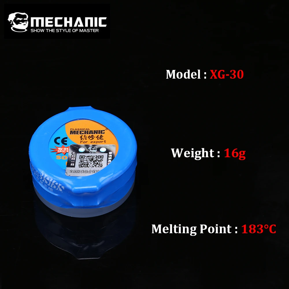 Механический припой флюс паста оловянный крем SMD SMT BGA инструменты Sn63/Pb37 25-45um сварочная паста Флюс для пайки