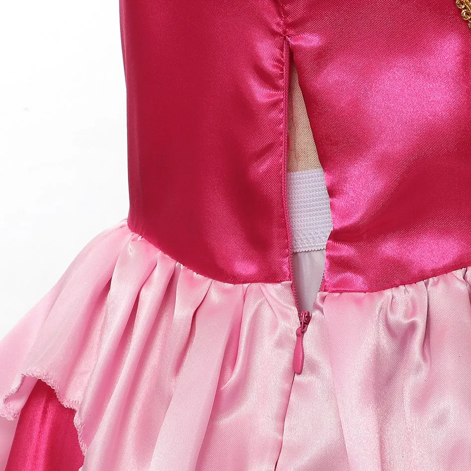Aurora Dress For Girls Princess Sleeping Beauty Sequined Fancy Up Costume Children Kids Halloween Birthday Party Clothes | Детская