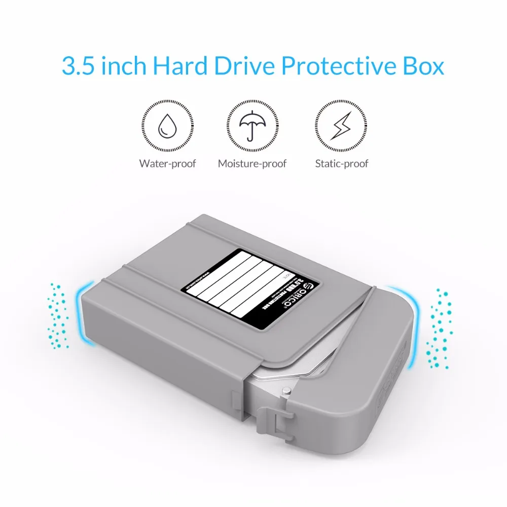 ORICO 5 шт. Защита жесткого диска анти Stati многодисковое хранилище HDD для 3 дюймового