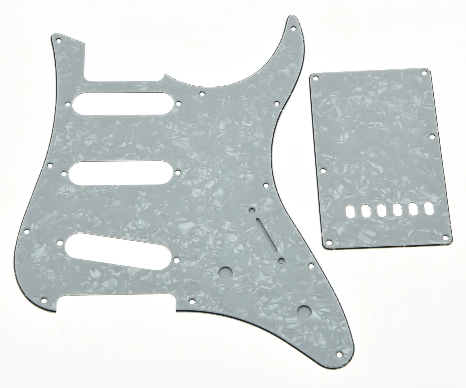 Белая жемчужная гитара KAISH SSS Pickguard с тремя винтами для Yamaha PACIFICA|sss pickguard|guitar
