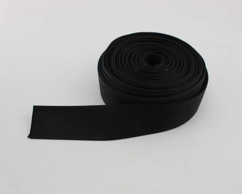 50yards 32mm 38mm wide black brown color Eco-Friendly nylon ribbon for DIY camera strap,sewing man shoulder bags strap