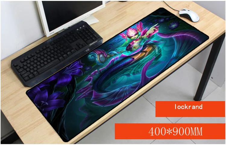 Большая игровая коврик для мыши Yuzuoan 700x300x3 мм League of Legends горячая