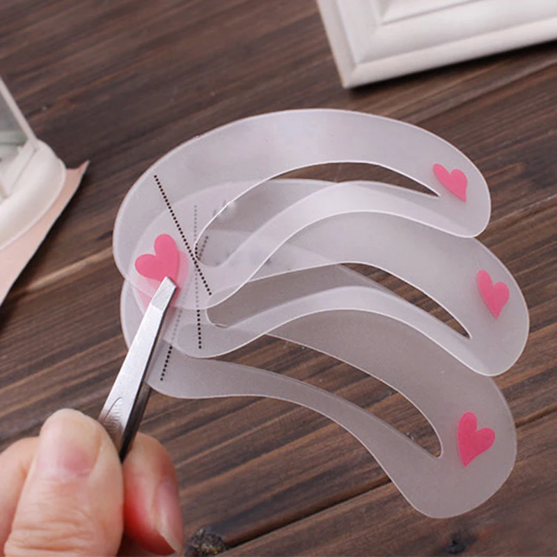 3 шт. трафареты для бровей|Трафареты бровей| |