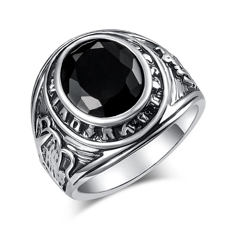 Мужское Винтажное кольцо Noter серебряное в готическом стиле вечерние ювелирные