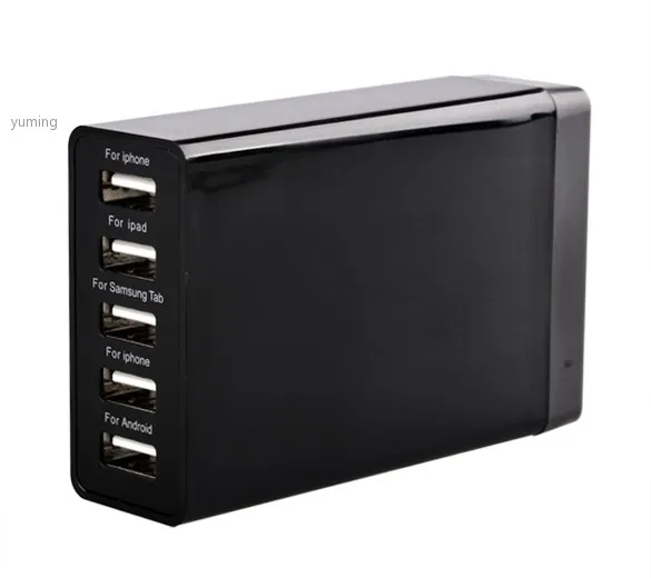 EU Plug 25W AC 110-220V 1000mA 5 Ports USB Charger For Mobile phone 22 |