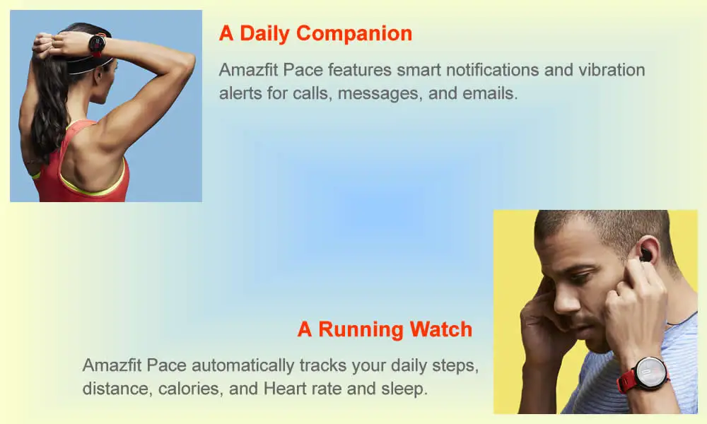 Английская версия Huami Amazfit Pace Смарт часы gps умные часы предмет одежды устройства Смарт-часы 1,2 ГГц 512 Мб/4 ГБ для Xiaomi IOS