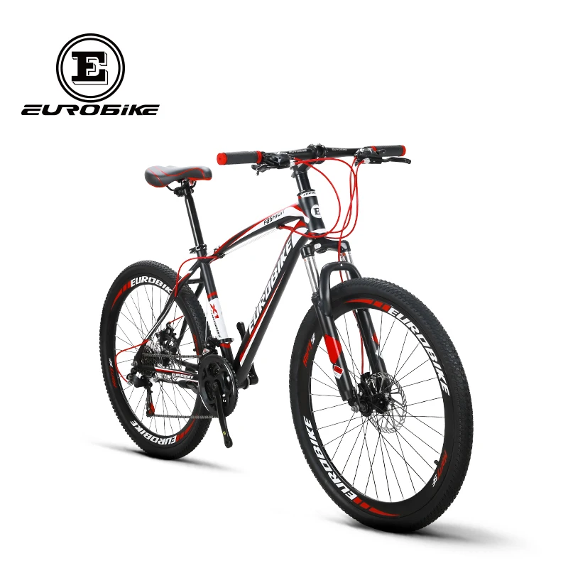 EUROBIKE X1 горный велосипед 26 MTB 21 скорость двойной дисковый тормоз | Спорт и