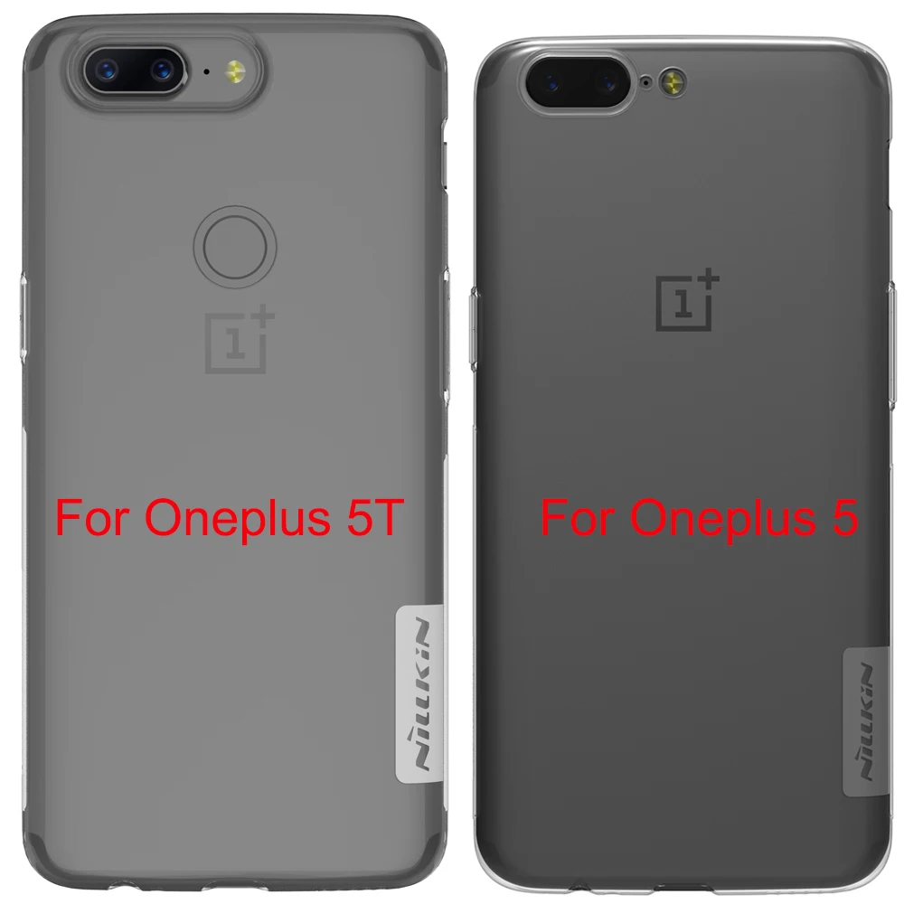 Прозрачный чехол NILLKIN из ТПУ для oneplus 5 T, Прозрачная мягкая Роскошная задняя крышка для oneplus 5 T/5 one plus 5 T/5, посылка в розницу