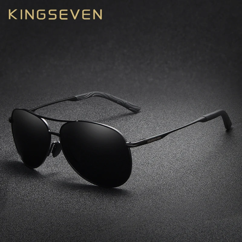 Бренд KINGSEVEN новые солнцезащитные очки мужские для вождения светоотражающие