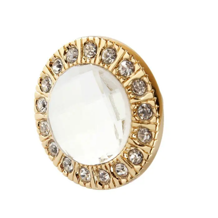 Золотая Стеклянная Ручка для комода выдвижные ручки ящика Хрустальные Ручки