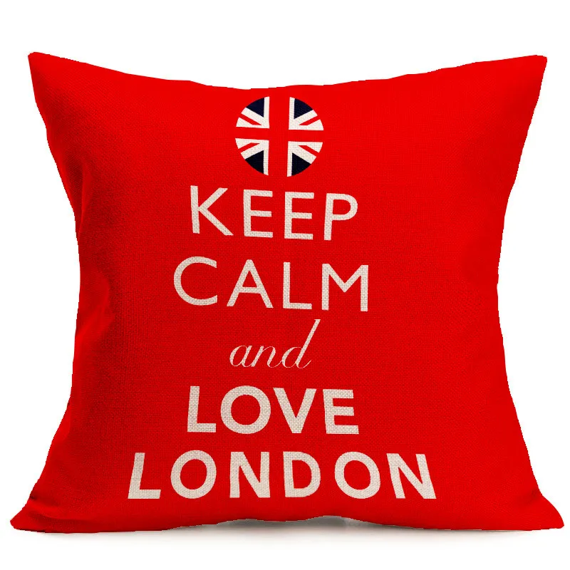 Декоративные подушки Наволочки сохраняющие спокойствие Чехлы хлопковый льняной