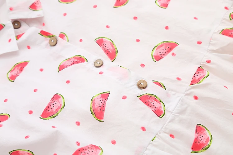 2017 милое мягкое хлопчатобумажный саронг с принтом арбуза полностью свободное