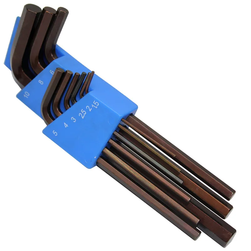 Новый. S2 9 шт. продлен плоским шесть угол ключ торцевой гаечный 1.5-1.0 мм Chave catraca |