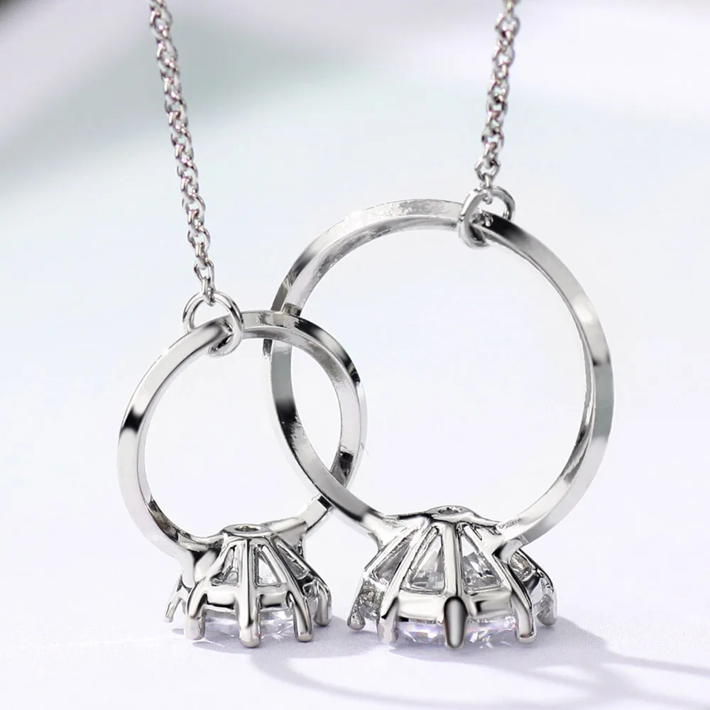 Neoglory AAA ожерелье из циркона модная цепочка подвески ожерелья для женщин 2020 новые