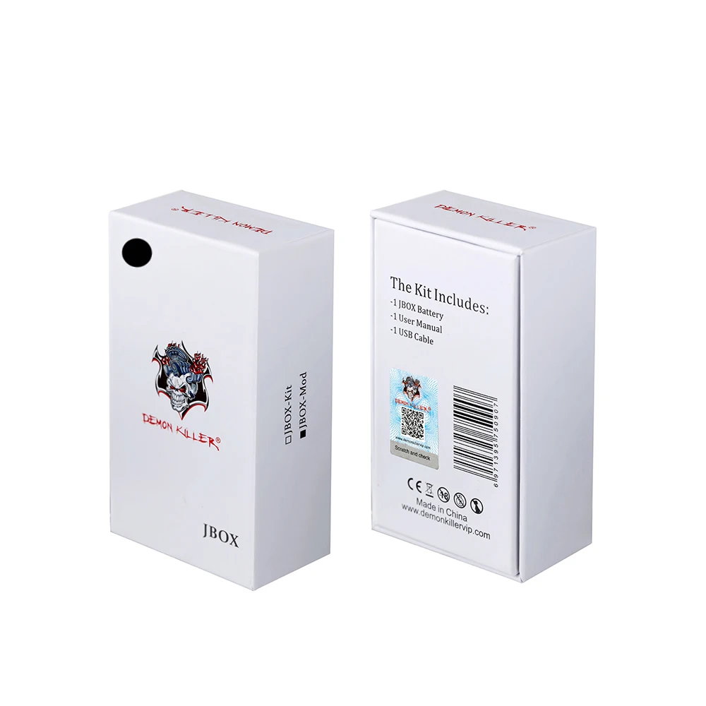 Vape мод Demon Killer JBOX коробка 420 мАч батарея Ectronic сигареты моды для Jpod JC01 JU L COCO Pod