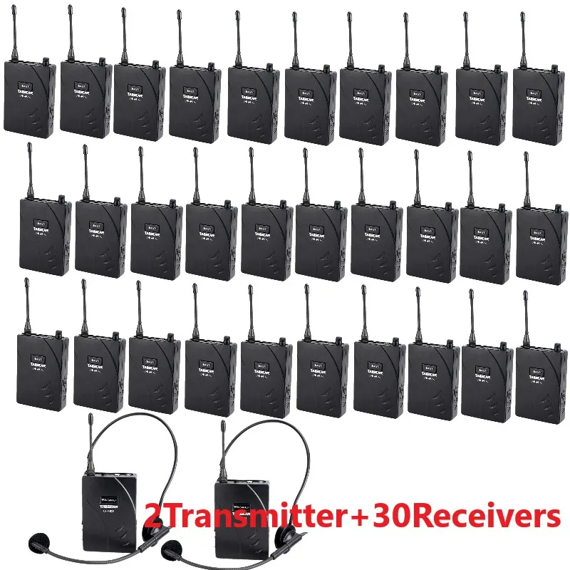 Takstar UHF938/UHF-938 частота Беспроводной гид Системы на глубину до 50 м, эксплуатируемая Диапазон 2 передатчик+ 30 приемники для проведение экскурсий